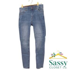 Tommy Hilfiger Skinny Jeans 4 EUC Medium Blue Stretch Denim Mid Rise Preppy